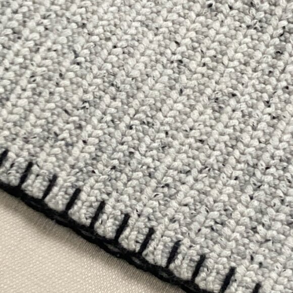 Club Monaco 100% Cashmere AMORAY Sweater Blanket Stitch Turtleneck SMALL - Picture 5 of 11